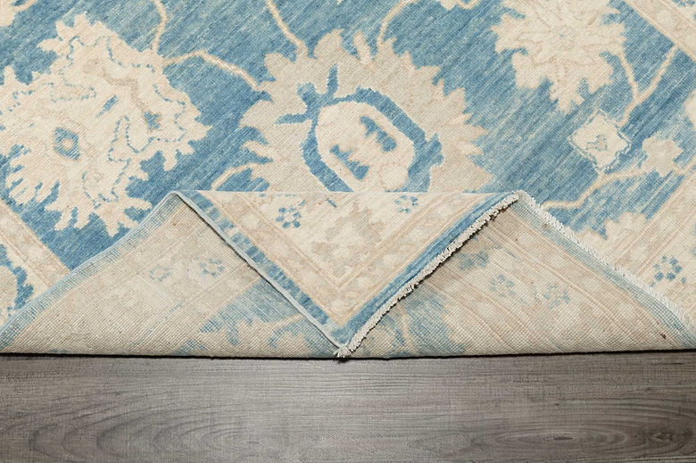 4 x 5.9 ft Hand Knotted Oushak Rug