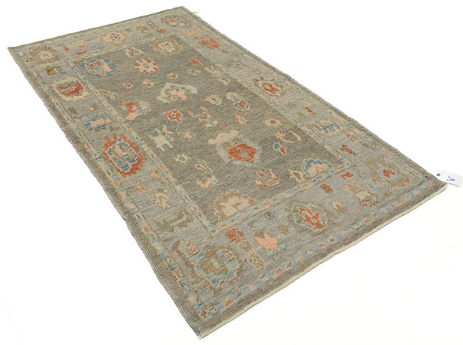 4 x 7 ft Hand Knotted Oushak Rug