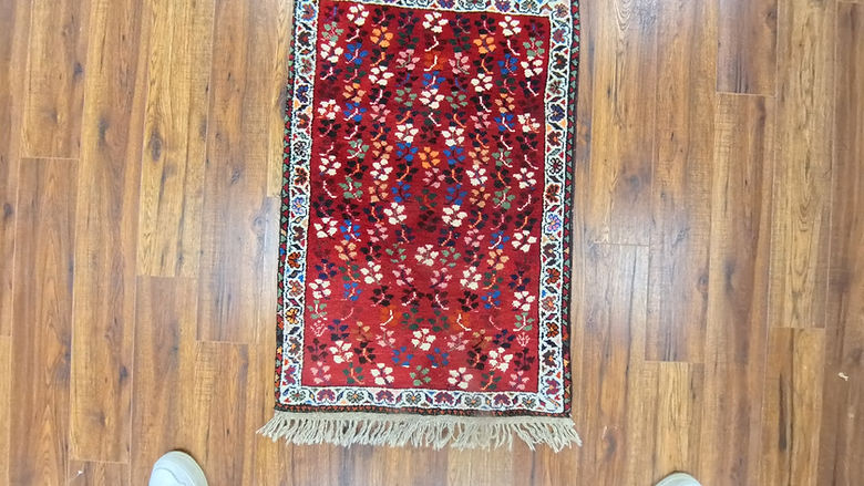 2.4 x 3.6 ft Hand Knotted Persian Shiraz Rug