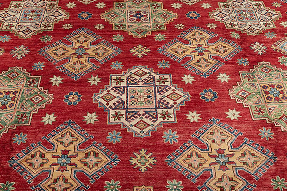 11.11 x 15.8 ft Hand Knotted Fine Kazak Rug