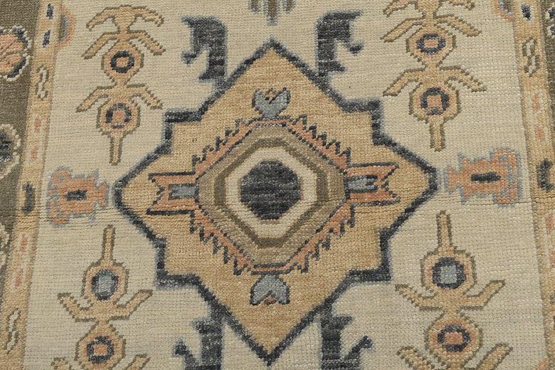 4 x 6 ft Hand Knotted Oushak Rug