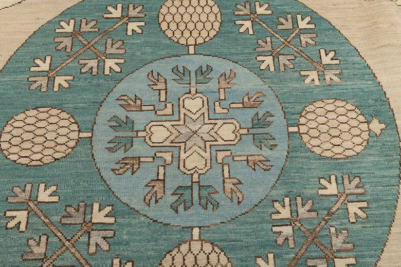 11.11 x 16.10 ft Hand Knotted Khotan Rug