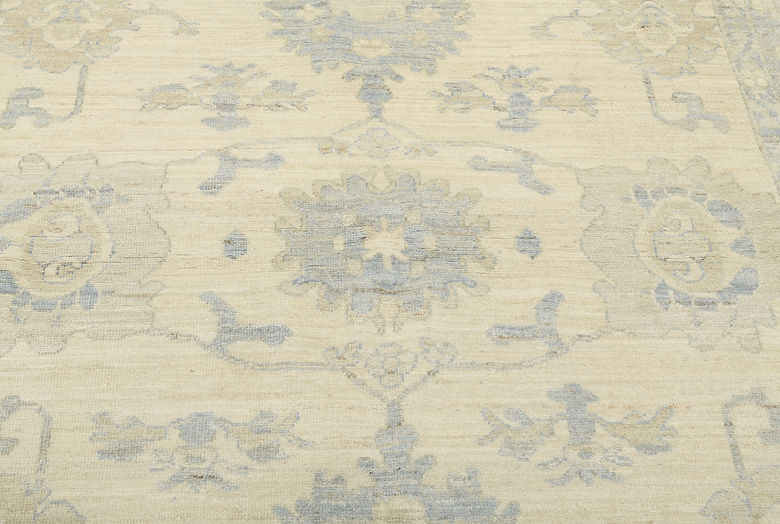 6.2 x 9.1 ft Hand Knotted Oushak Rug