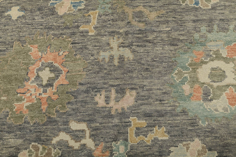 8.8 x 10.1 ft Hand Knotted Oushak Rug