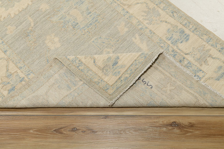 3.1 x 17.1 ft Hand Knotted Oushak Runner