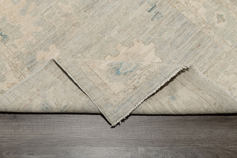 3.3 x 4.10 ft Hand Knotted Oushak Rug