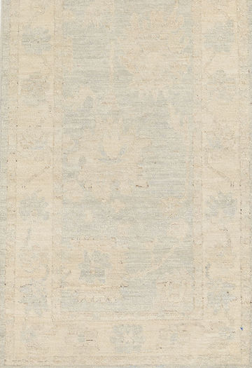 2.8 x 9.7 ft Hand Knotted Oushak Runner