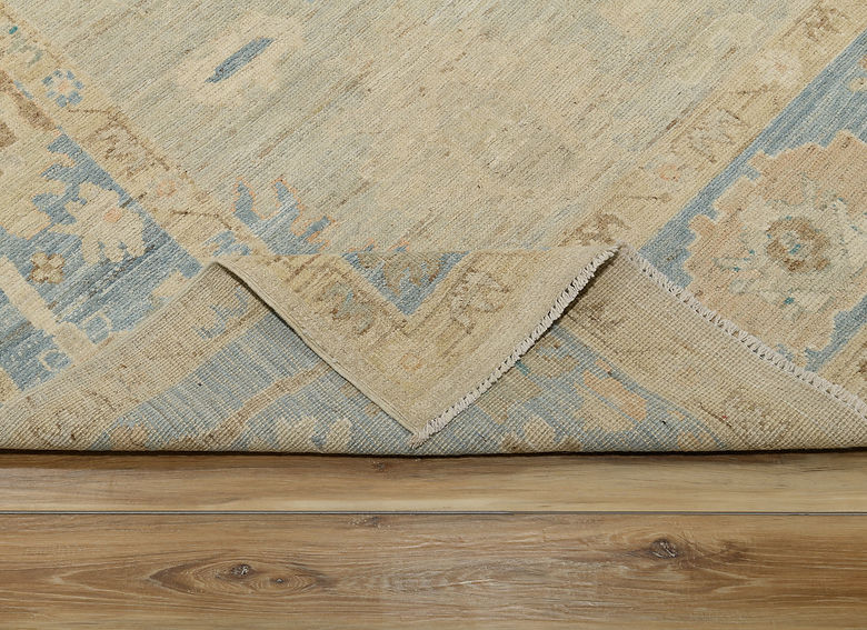 8 x 10.7 ft Hand Knotted Oushak Rug