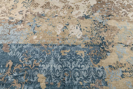 9.1 x 11.9 ft Hand Knotted Modern Rug
