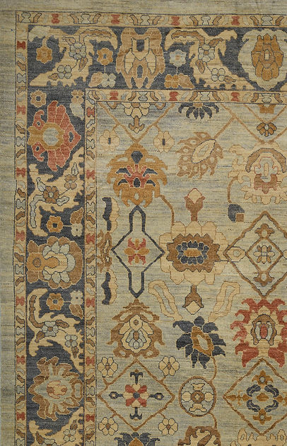 11.7 x 16.5 ft Hand Knotted Sultanabad Rug