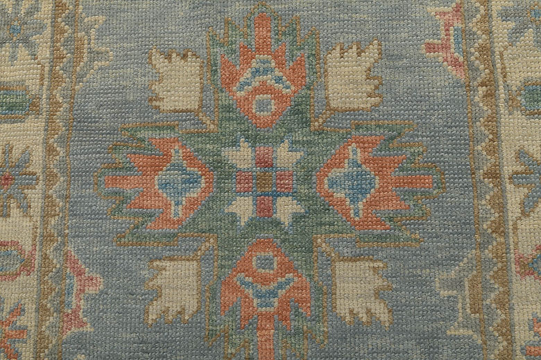 3.4 x 5.4 ft Hand Knotted Oushak Rug