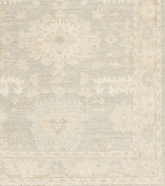 4.9 x 6.5 ft Hand Knotted Oushak Rug