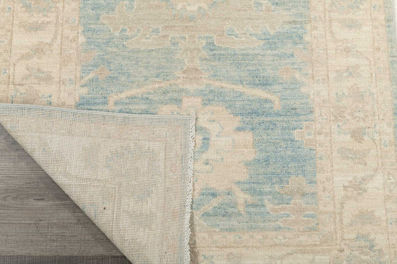 3.2 x 4.11 ft Hand Knotted Oushak Rug