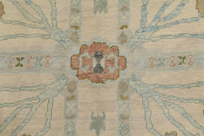 8.2 x 10.2 ft Hand Knotted Oushak Rug