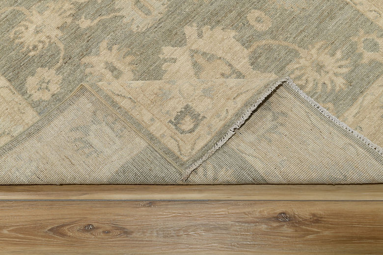 3.11 x 5.9 ft Hand Knotted Oushak Rug