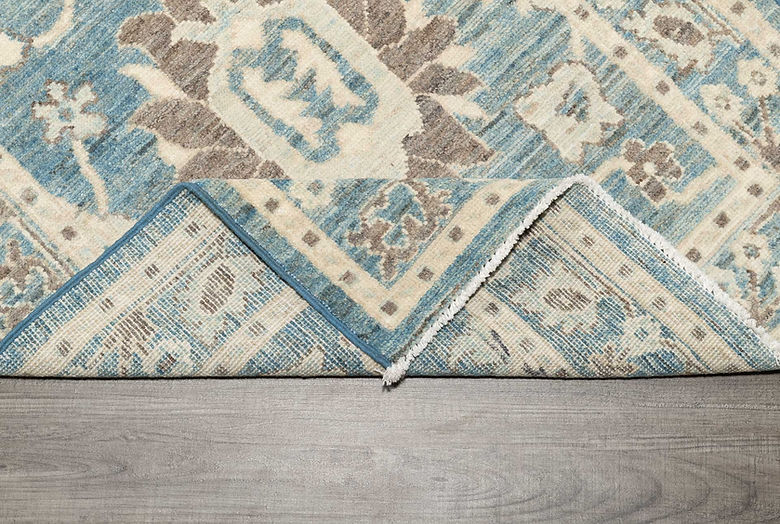 2.8 x 13.9 ft Hand Knotted Oushak Runner