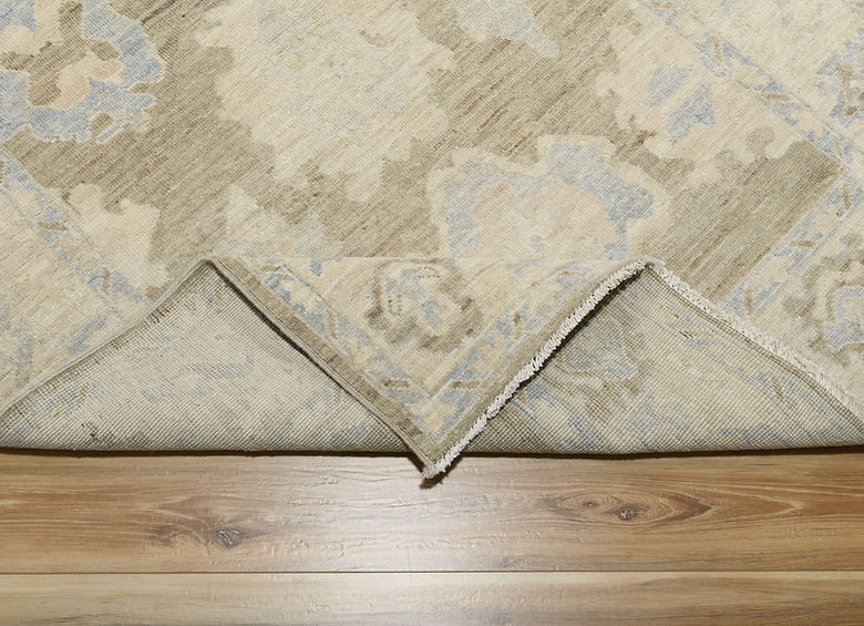 3.11 x 5.10 ft Hand Knotted Oushak Rug