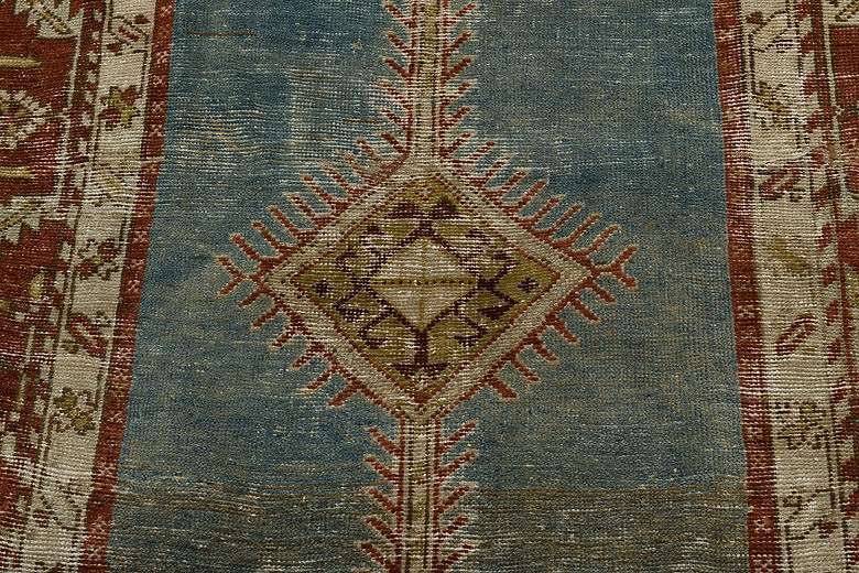3.9 x 11.3 ft Hand Knotted Vintage Arzary Runner