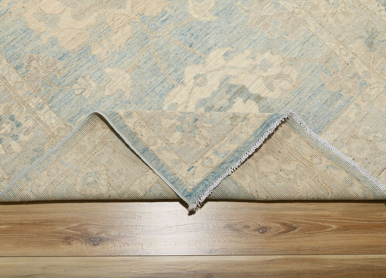 4.1 x 5.10 ft Hand Knotted Oushak Rug