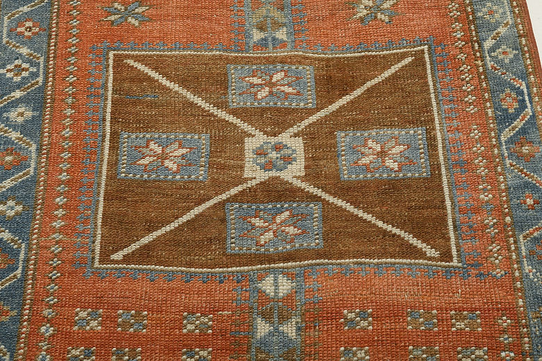 2.10 x 10.10 ft Hand Knotted Turkish Oushak Runner