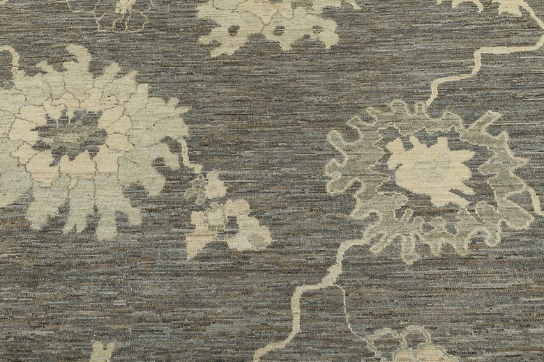 9.1 x 11.8 ft Hand Knotted Oushak Rug