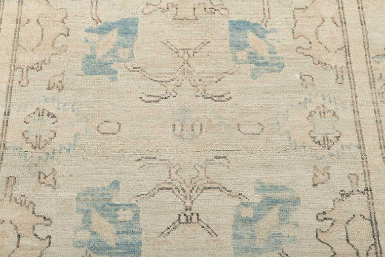 3.11 x 5.10 ft Hand Knotted Oushak Rug