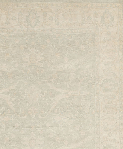 8 x 9.9 ft Hand Knotted Oushak Rug