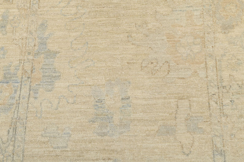 3.1 x 4.11 ft Hand Knotted Oushak Rug