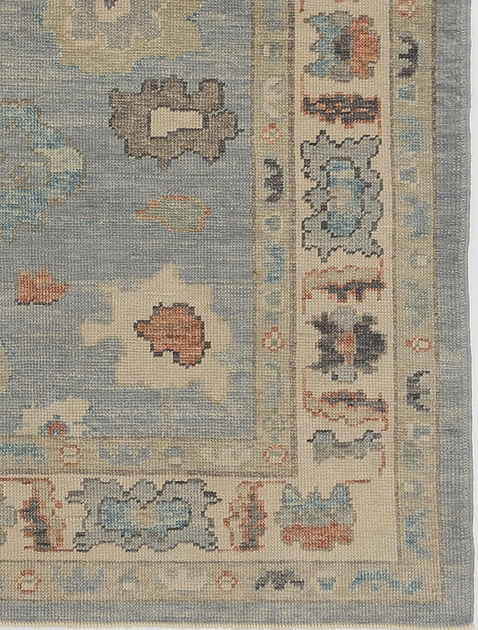 5 x 7.1 ft Hand Knotted Oushak Rug