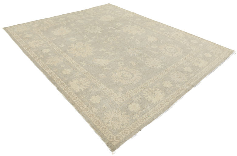 8.2 x 9.11 ft Hand Knotted Oushak Rug