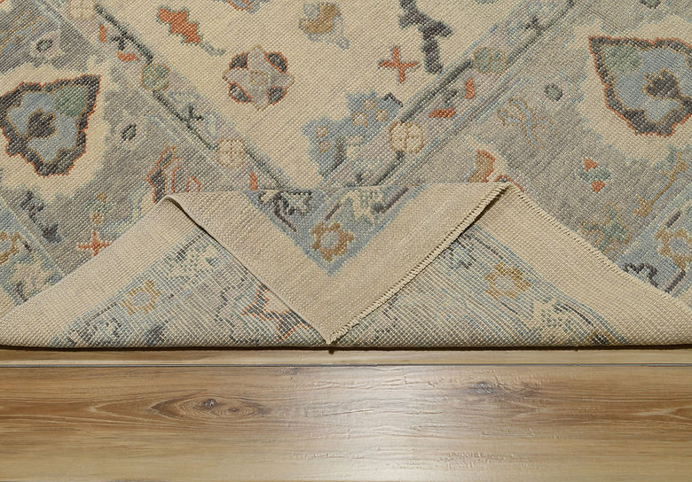 10.2 x 13.9 ft Hand Knotted Turkish Oushak Rug