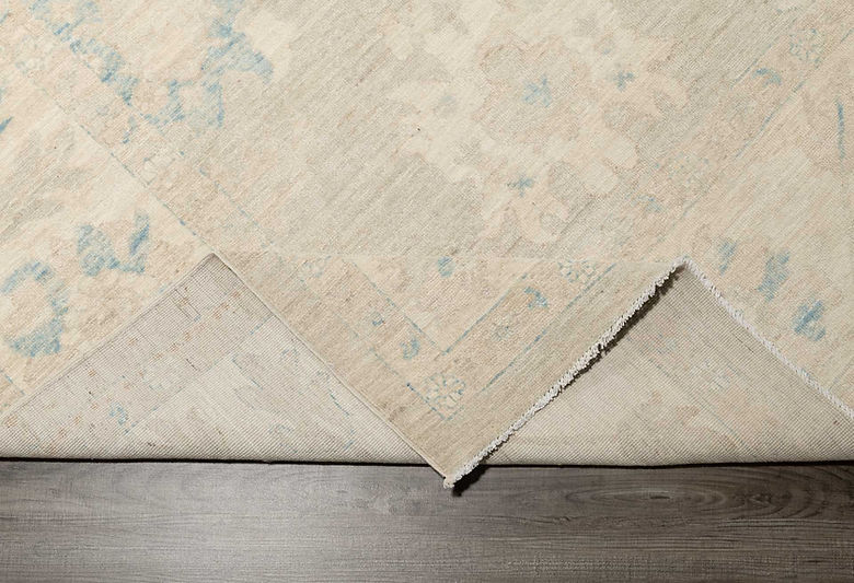 9 x 11.9 ft Hand Knotted Oushak Rug