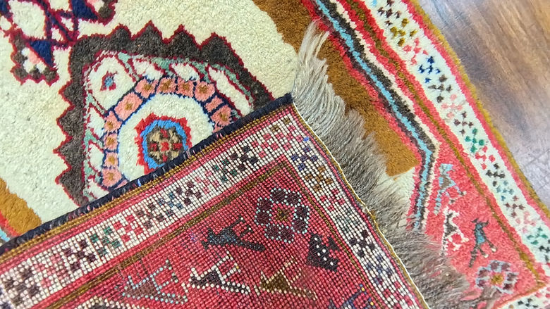 2.4 x 3.4 ft Hand Knotted Shiraz Rug