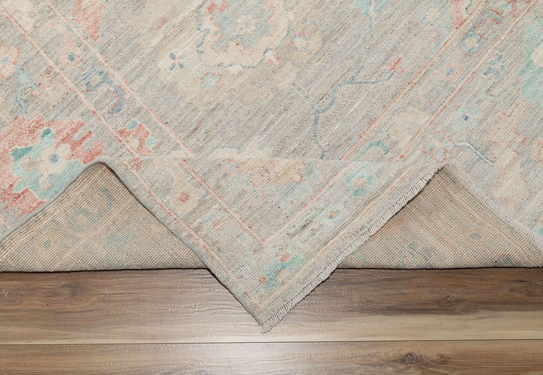 8.7 x 10.5 ft Hand Knotted Oushak Rug