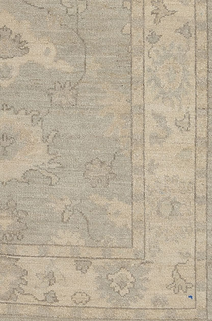3.4 x 4.10 ft Hand Knotted Oushak Rug