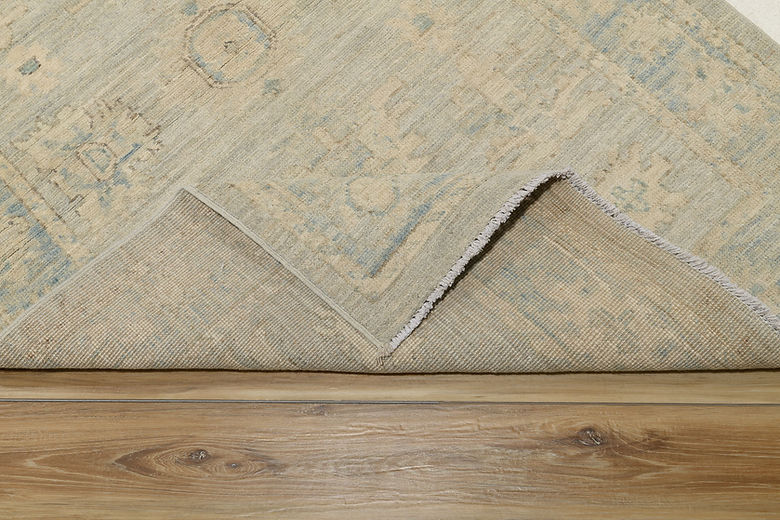 3.1 x 4.11 ft Hand Knotted Oushak Rug