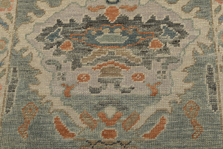 3 x 5.5 ft Hand Knotted Oushak Rug