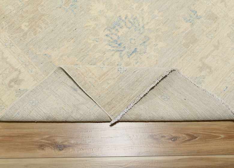 4 x 6.3 ft Hand Knotted Oushak Rug