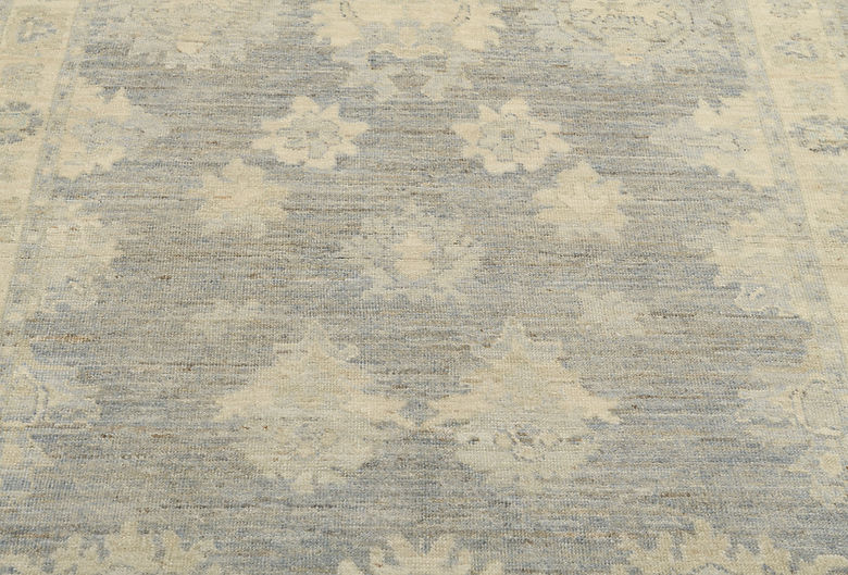 4 x 15.9 ft Hand Knotted Oushak Runner
