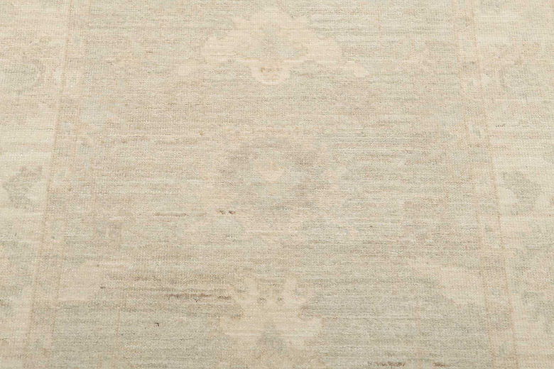 3.1 x 11.3 ft Hand Knotted Oushak Runner