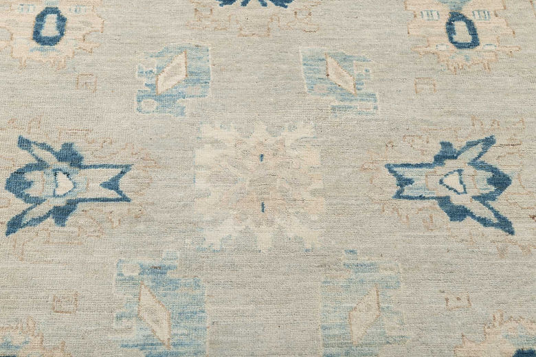 4.11 x 6.11 ft Hand Knotted Oushak Rug