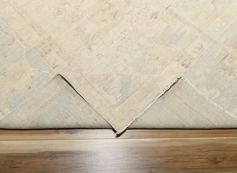8.9 x 11.8 ft Hand Knotted Oushak Rug