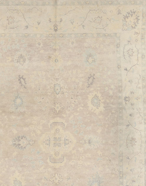 6 x 9.3 ft Hand Knotted Mahal Rug