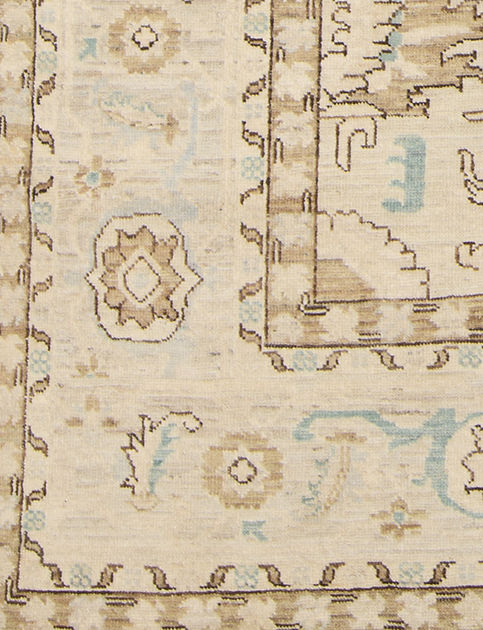 8.10 x 11.8 ft Hand Knotted Oushak Rug