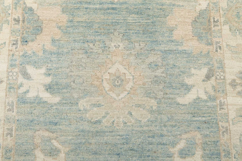 3.2 x 5 ft Hand Knotted Oushak Rug
