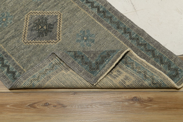 2.4 x 4.8 ft Hand Knotted Oushak Rug