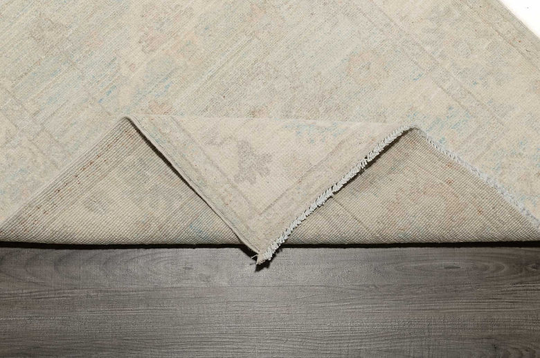 2.11 x 5 ft Hand Knotted Oushak Rug