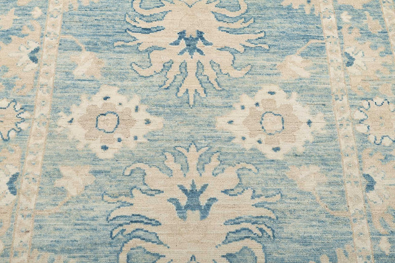 4 x 5.10 ft Hand Knotted Oushak Rug