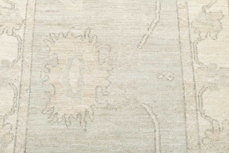 2.8 x 9.7 ft Hand Knotted Oushak Runner