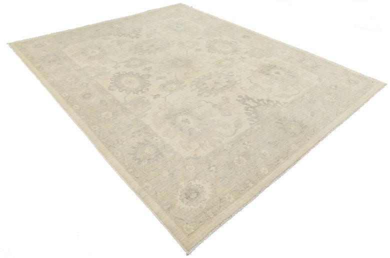 8 x 9.10 ft Hand Knotted Oushak Rug